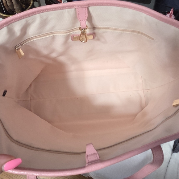 FURLA Tote, Pink- EUC - Picture 6 of 11